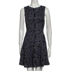 Alice + Olivia Lace Pattern Mini Dress